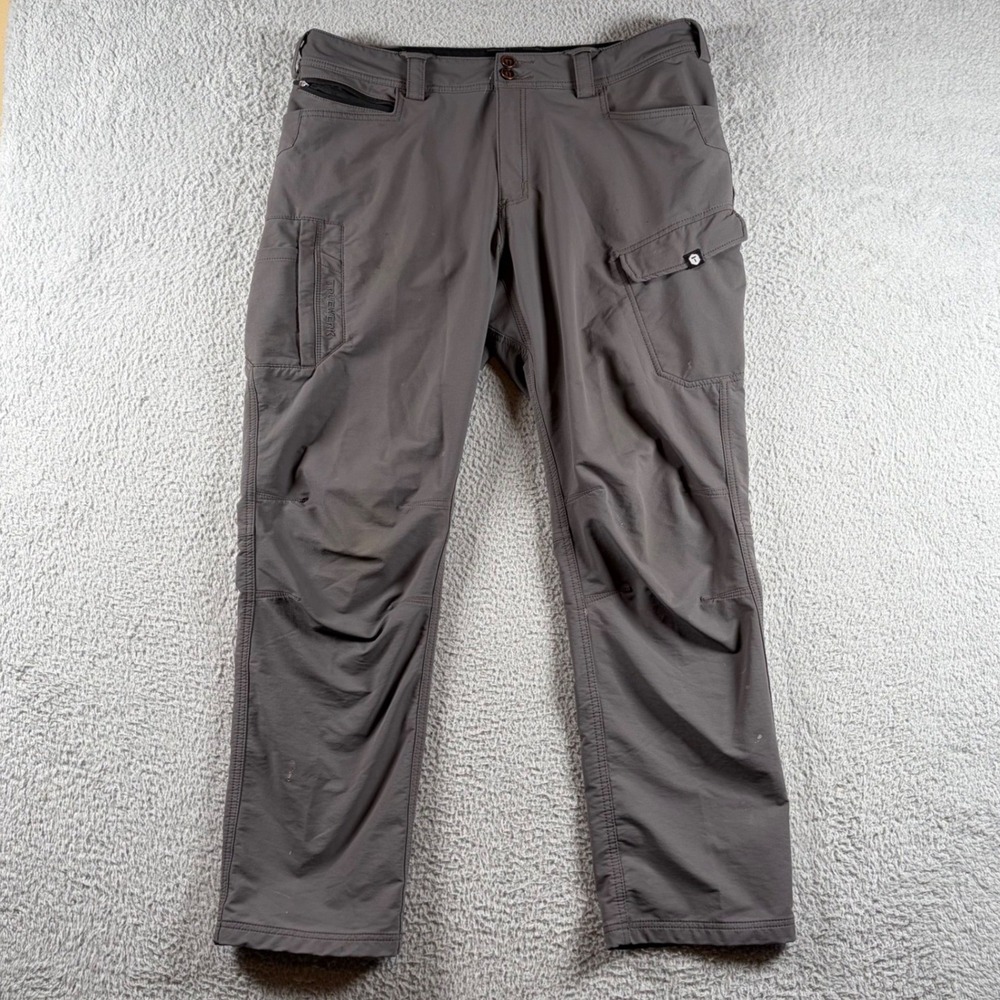 Truewerk T1 Werkpants Mens 38x32 Grey Technical Work Cargo Pants Carpenter